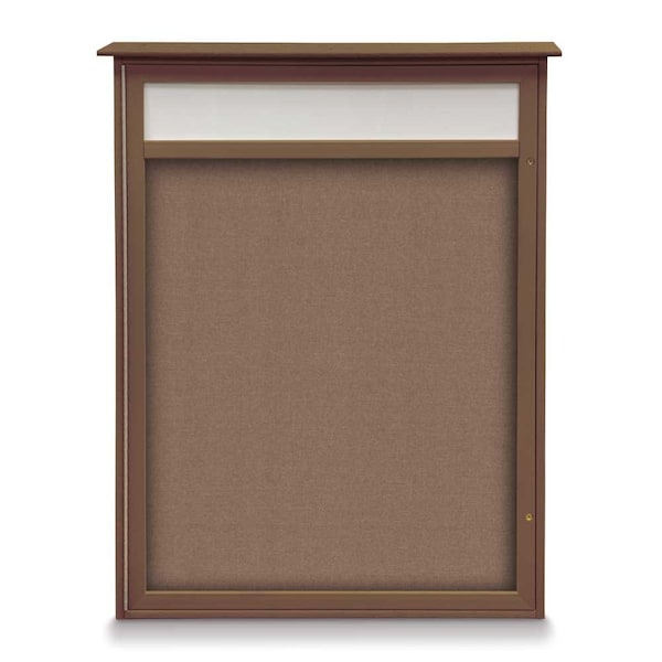 Single Door Enclosed Indoor Letterboard